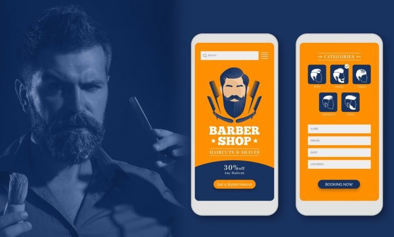 Barber shop website